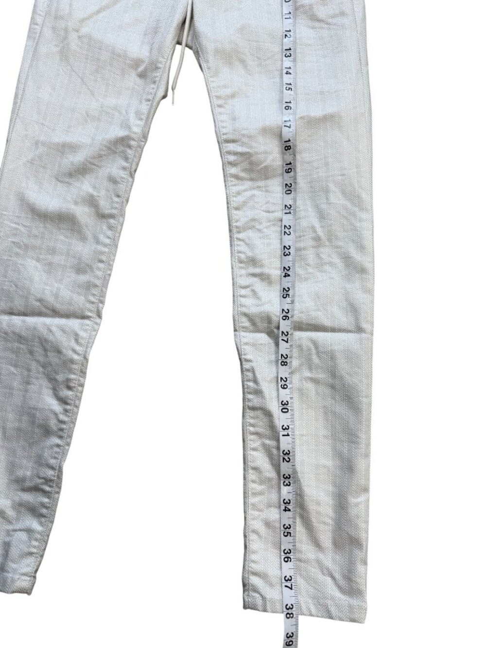 Bevy Flog Womens Size 24 Drawstring Pants With Pockets & Elastic Waistband Gray - Picture 6 of 7